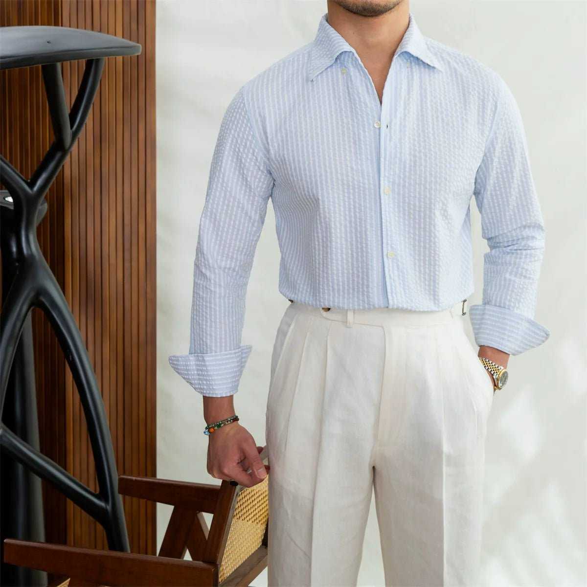 Camisa Castellano Azul Camisa Castellano Azul - Altair & Lane - Altair & Lane