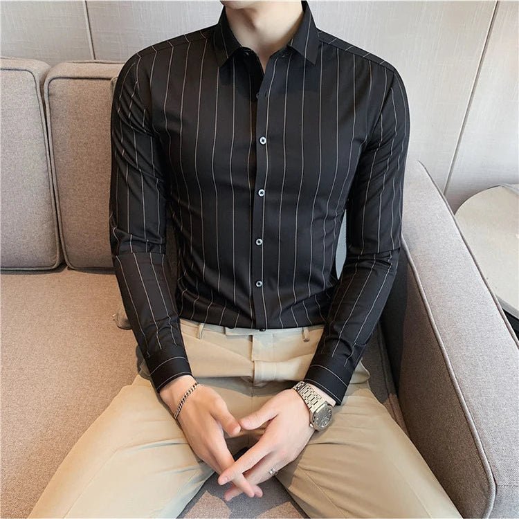 Camisa Masculina Blackline Élégance Camisa Masculina Blackline Élégance - Altair & Lane