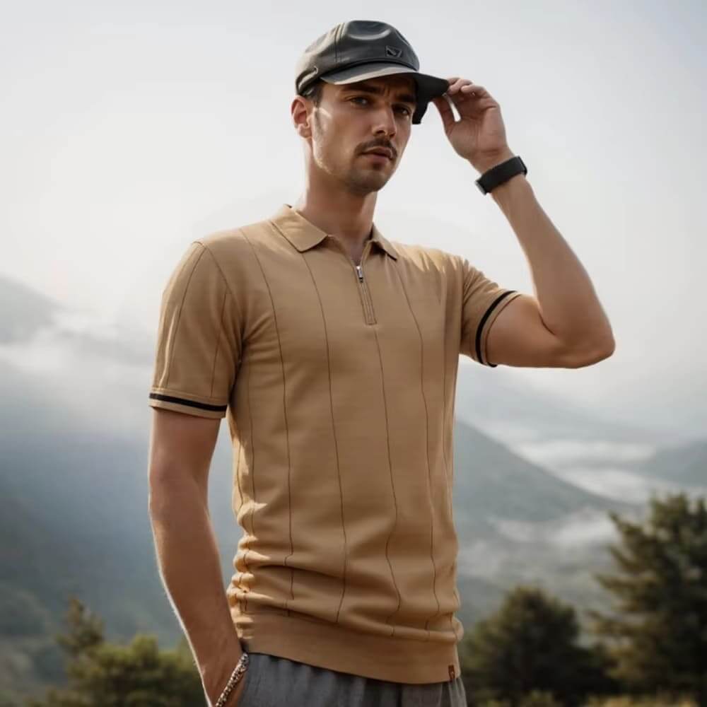 Camisa Polo Zip Camisa Polo Zip - Altair & Lane