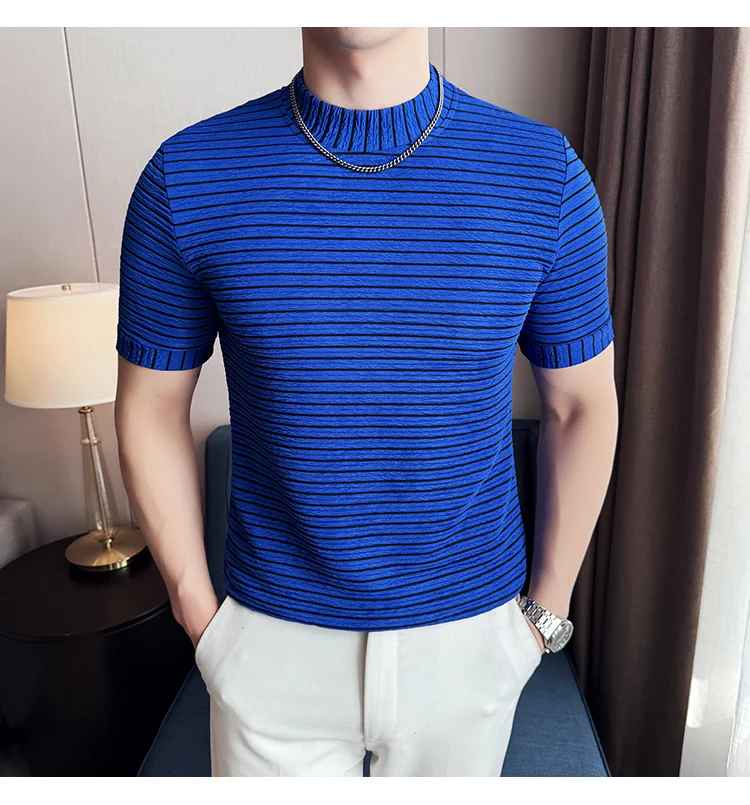 Camiseta Listrada Luxe Elevation Camiseta Listrada Luxe Elevation - Altair & Lane
