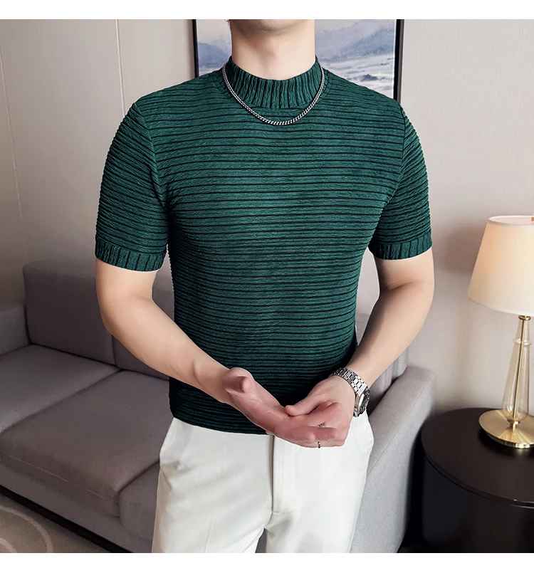 Camiseta Listrada Luxe Elevation Camiseta Listrada Luxe Elevation - Altair & Lane