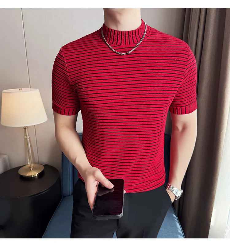 Camiseta Listrada Luxe Elevation Camiseta Listrada Luxe Elevation - Altair & Lane