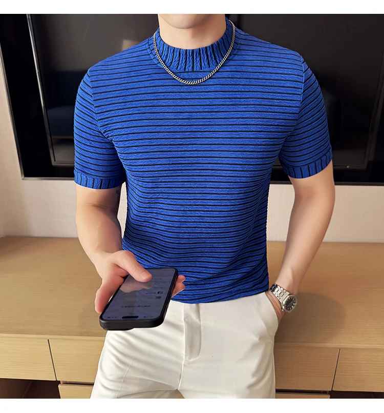 Camiseta Listrada Luxe Elevation Camiseta Listrada Luxe Elevation - Altair & Lane