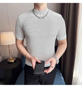 Camiseta Listrada Luxe Elevation Camiseta Listrada Luxe Elevation - Altair & Lane