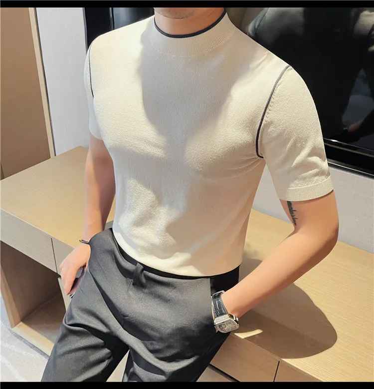 Camiseta Prime Stripe White por Camiseta Prime Stripe White - Altair & Lane